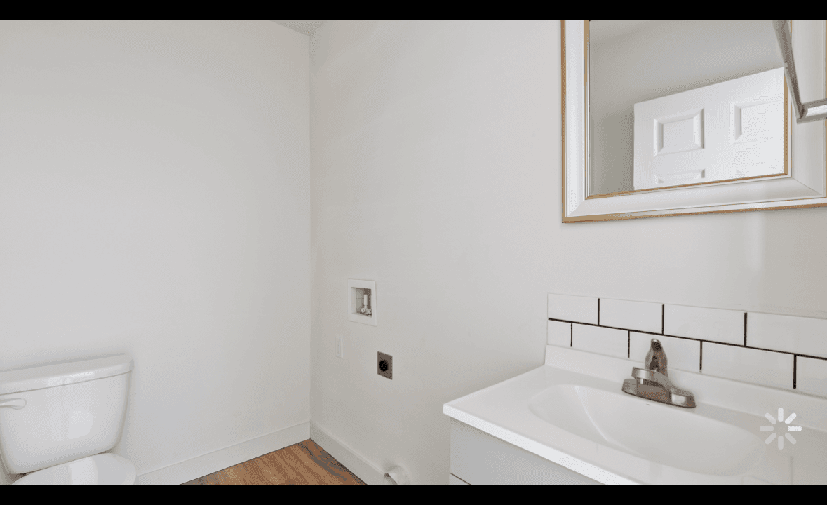 In-unit laundry area inside a Marina Shore Villas Moses Lake townhome